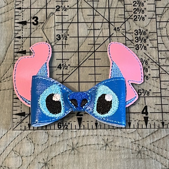 Handmade Disney Stitch Inspired Hair Clip - Picture 9 of 11